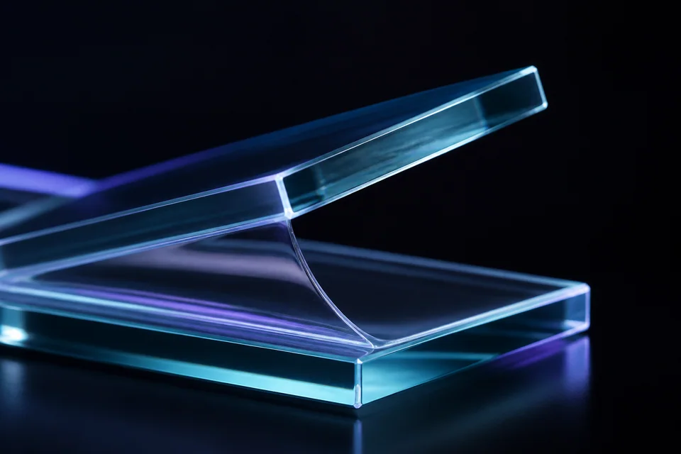 Optically clear pressure-sensitive adhesive effect